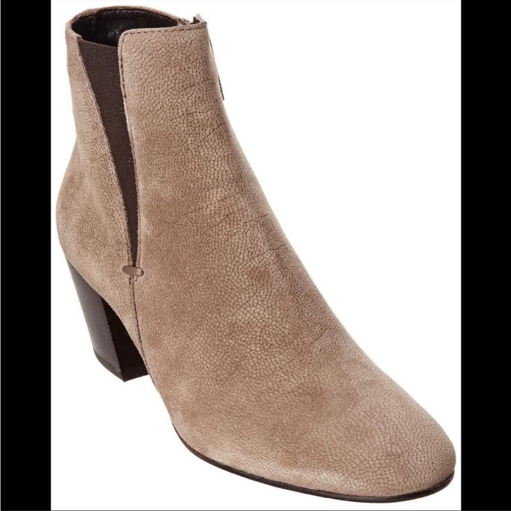 Aquatalia Booties Taupe Ankle Boots Short 8.5